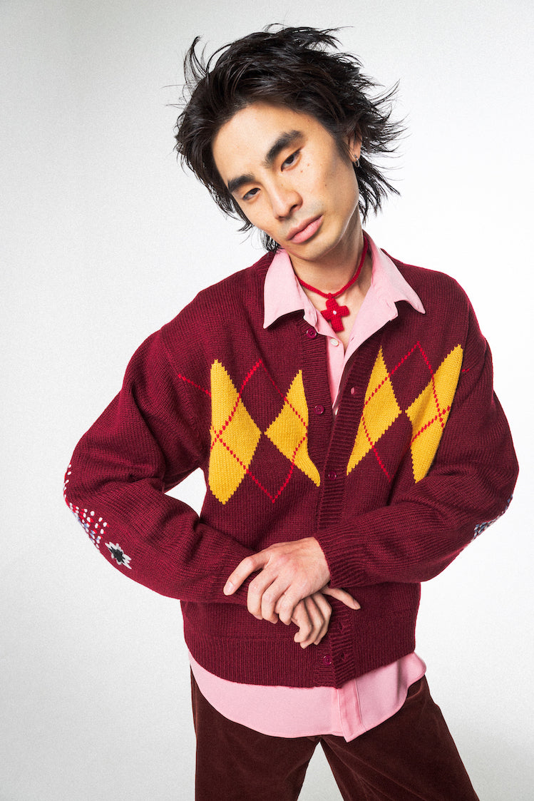 LOVELY CORDUROY PANTS (BORDEAUX)