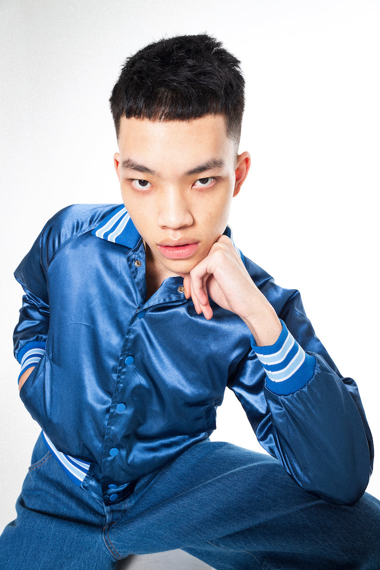 VARSITY JACKET (BLUE)