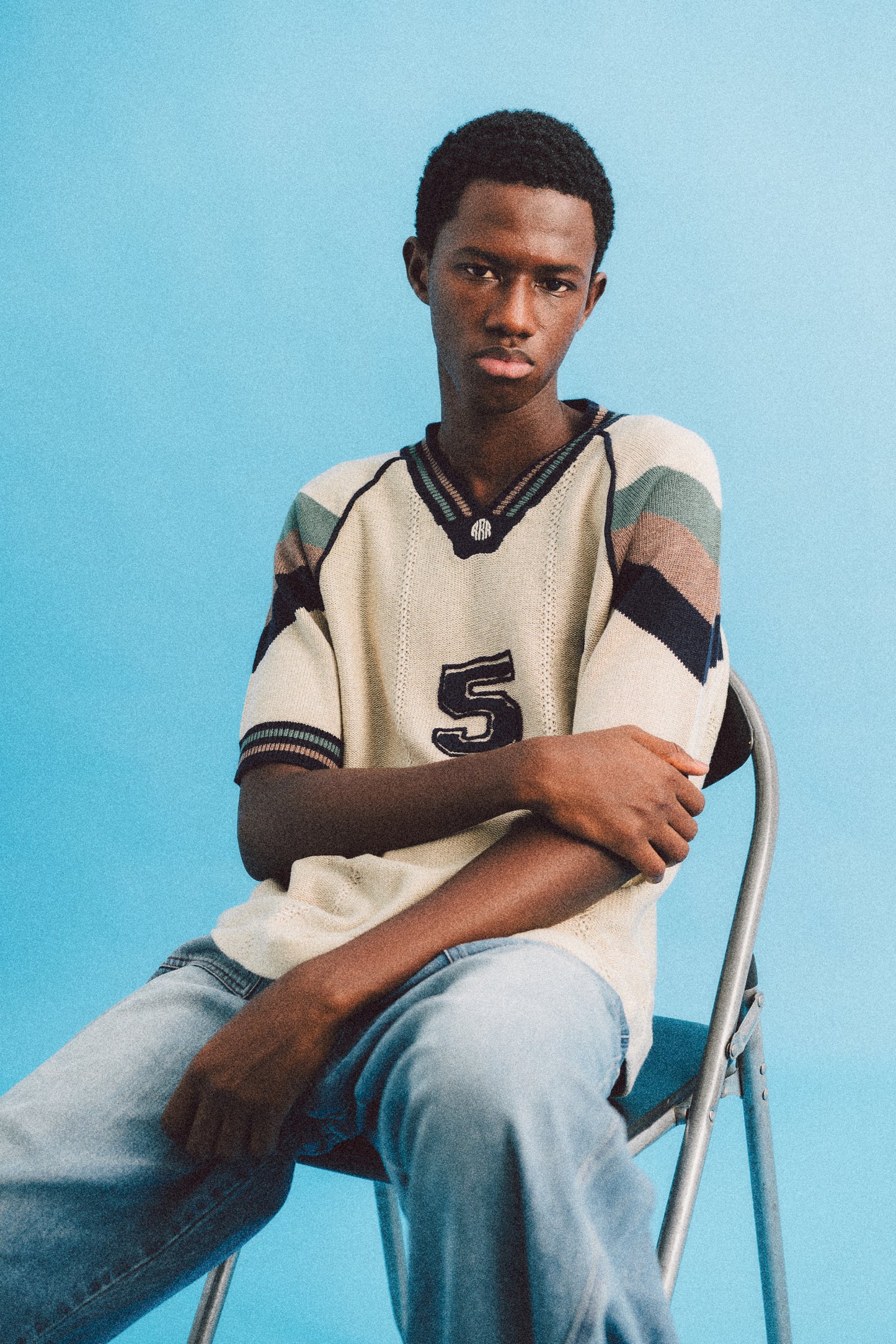 KNITTING GAME SHIRT (BEIGE)