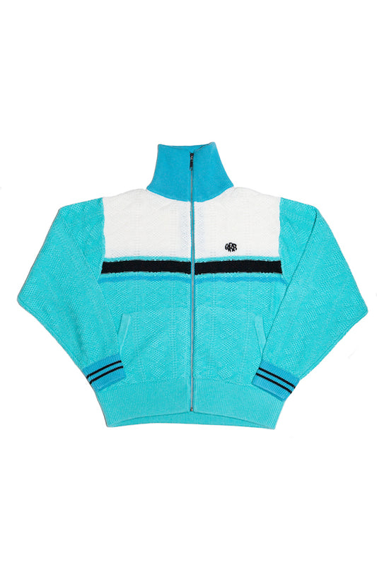 KNITTING JOGGING SUIT JACKET (EMERALD GREEN)