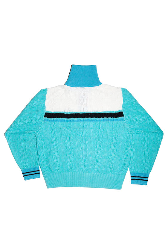 KNITTING JOGGING SUIT JACKET (EMERALD GREEN)