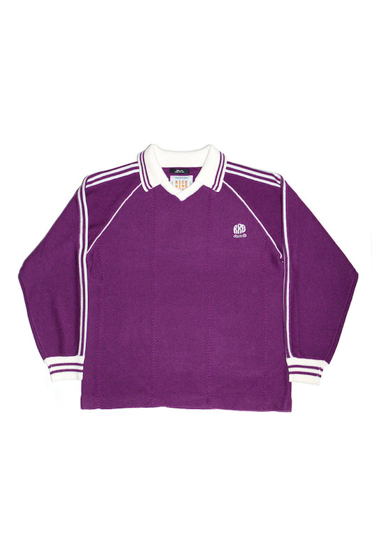 KNITTING SOCCER JERSEY (PURPLE)