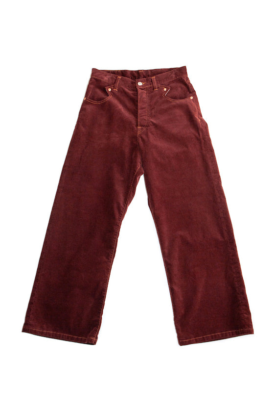 LOVELY CORDUROY PANTS (BORDEAUX)