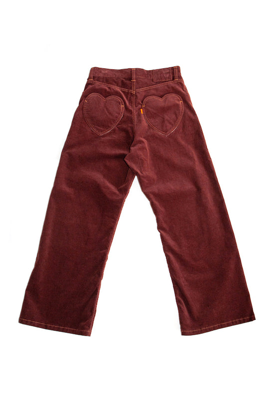 LOVELY CORDUROY PANTS (BORDEAUX)