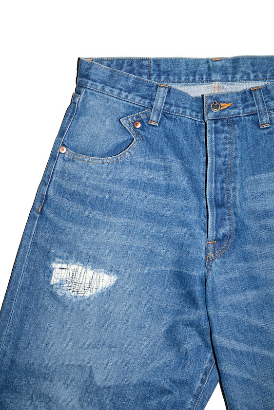 LOVELY FADED JEANS (BLUE)