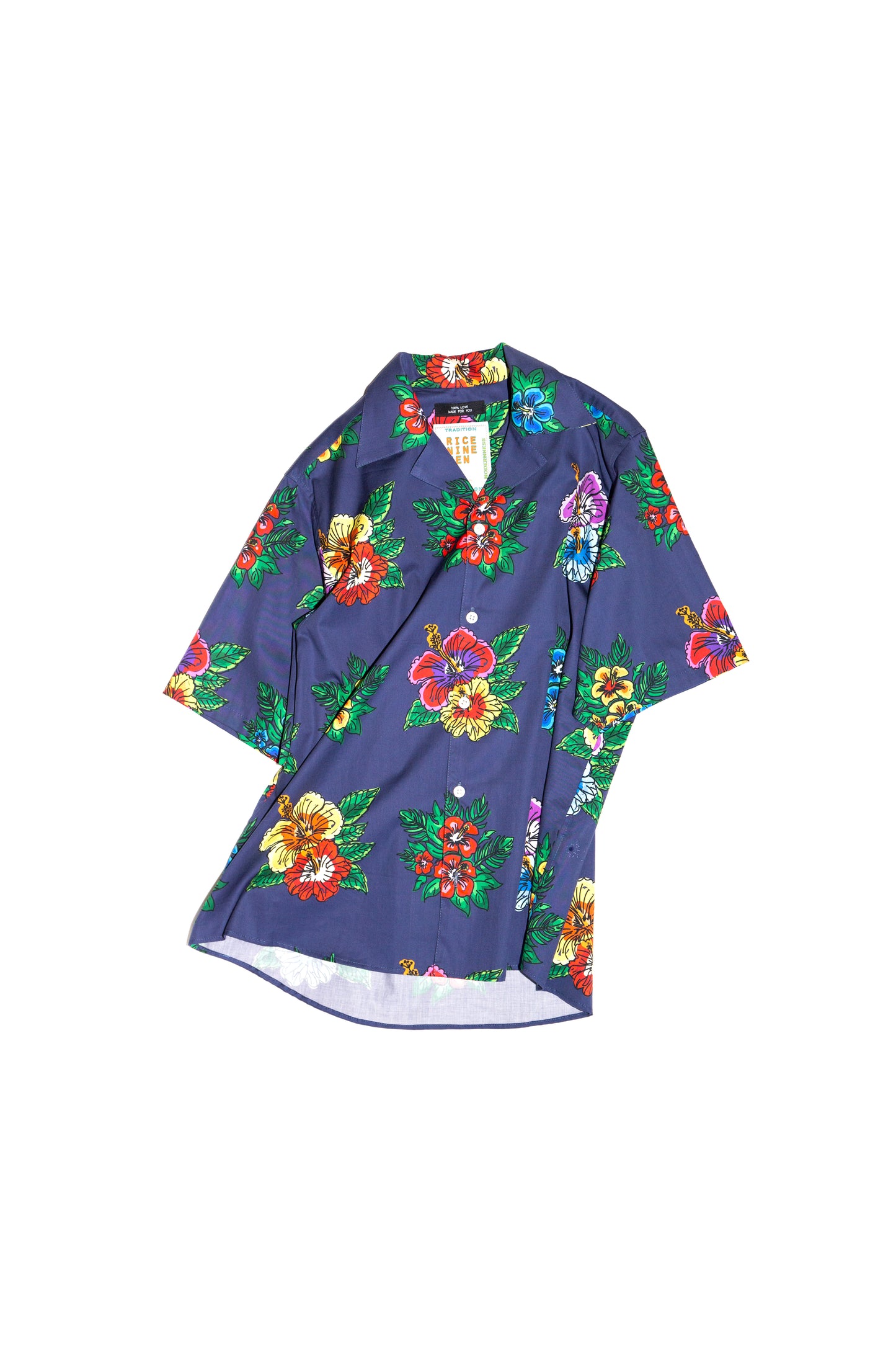 HAWAIIAN SHIRT (NAVY)