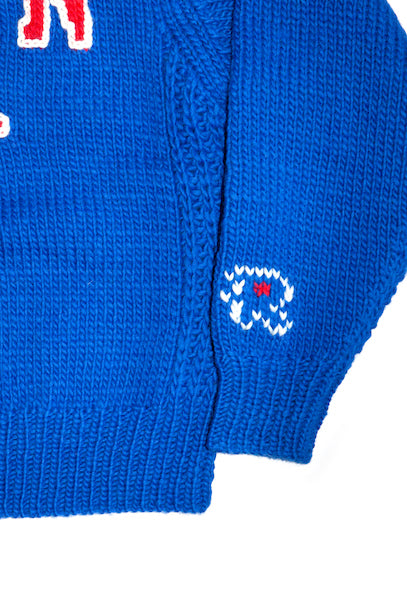 HAND KNITTING SWAETSHIRT (BLUE)