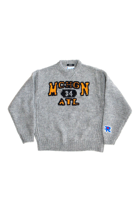 HAND KNITTING SWAETSHIRT (GRAY)