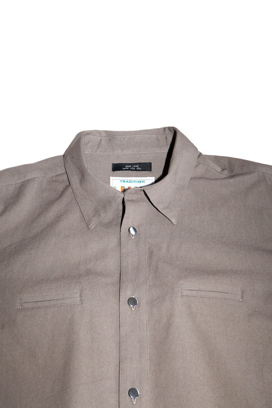 SUN DRYING TWILL SHIRT (GRAY)