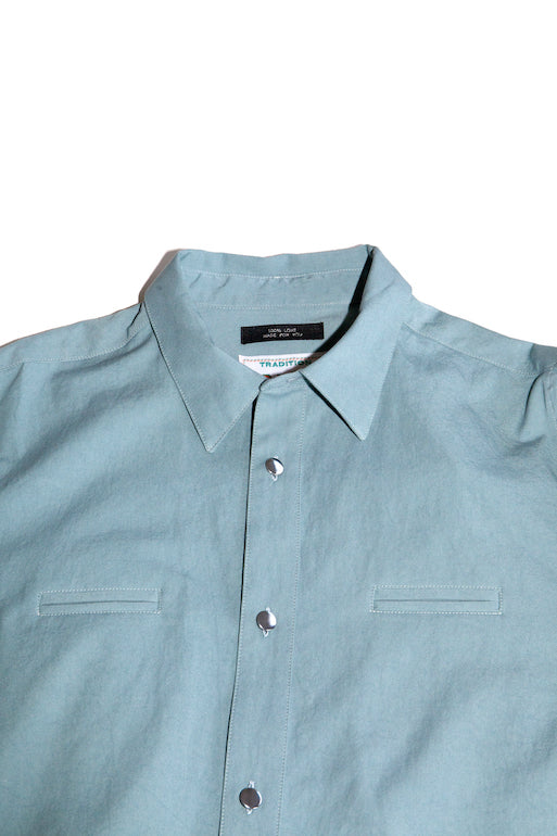 SUN DRYING TWILL SHIRT (LIGHT BLUE)