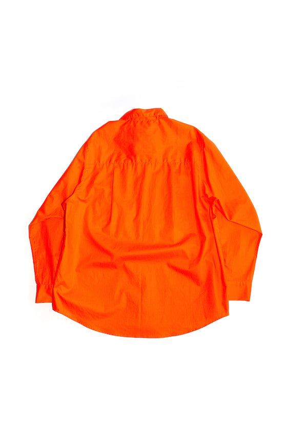 COTTON RIPSTOP SHIRT (ORANGE)