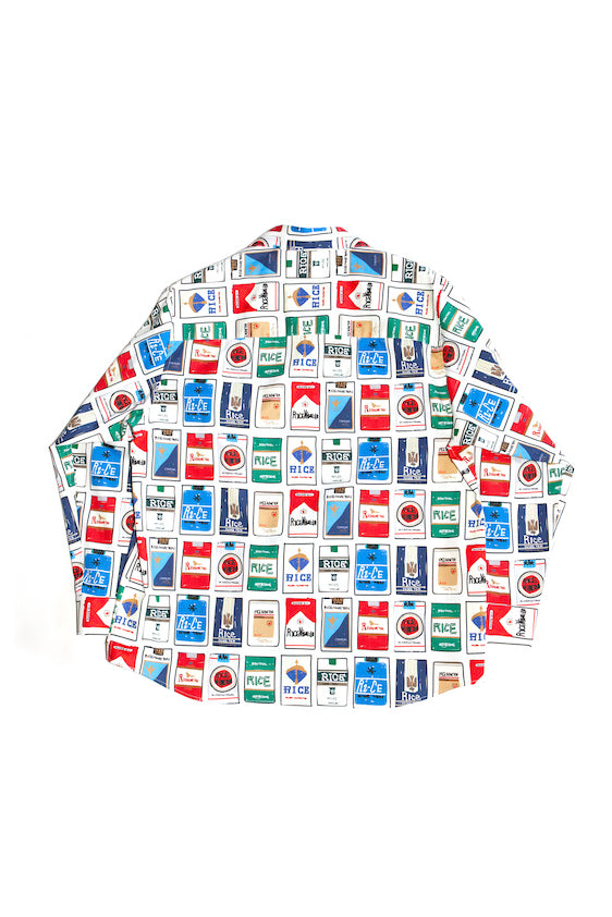 CIGGY OPEN COLLAR SHIRT (OFF WHITE)