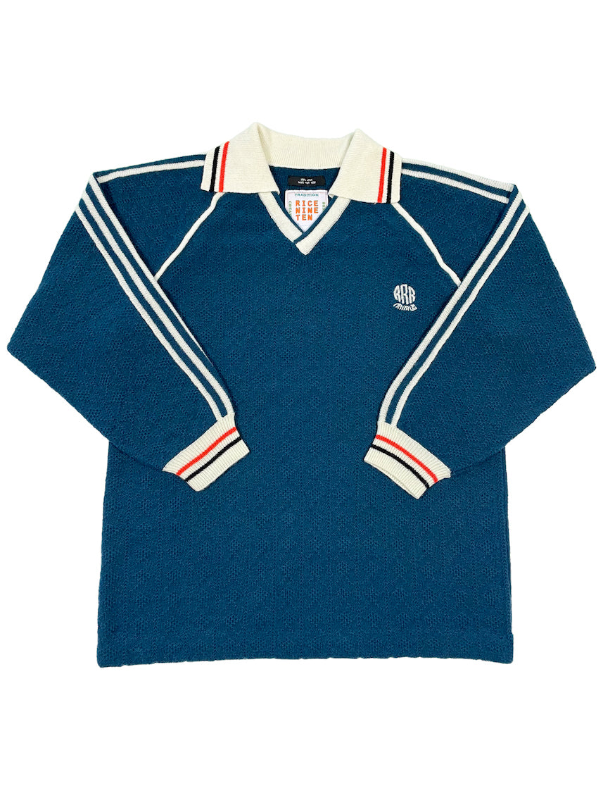 KNITTING CLASSIC SOCCER JERSEY (NAVY)