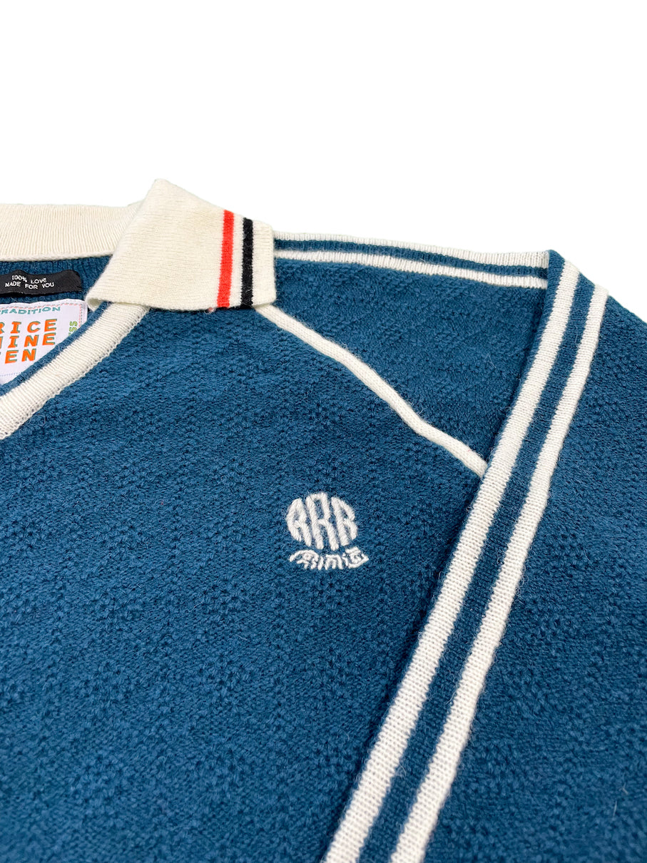 KNITTING CLASSIC SOCCER JERSEY (NAVY)