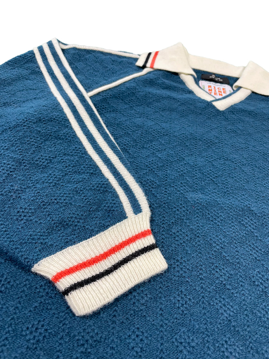 KNITTING CLASSIC SOCCER JERSEY (NAVY)