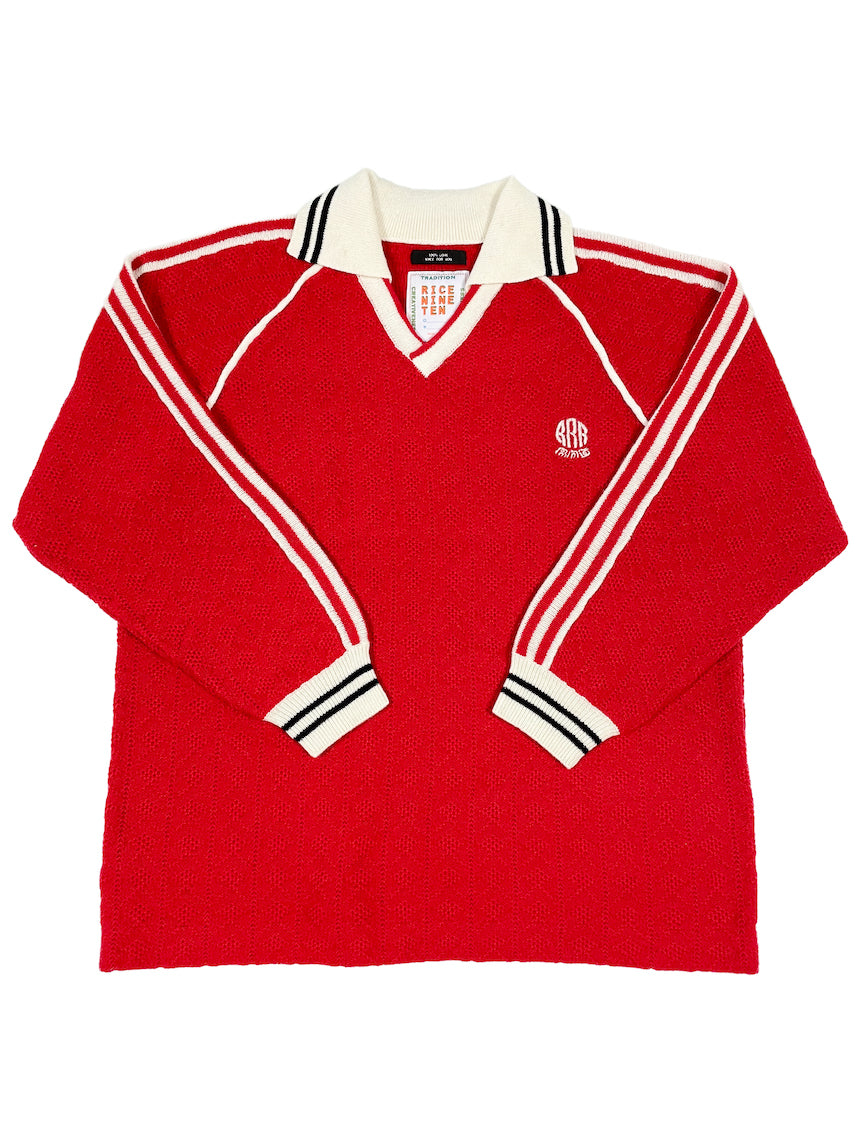 KNITTING CLASSIC SOCCER JERSEY (RED)