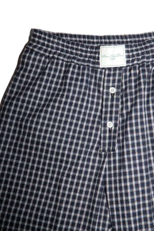 PAJAMA PANTS (BLACK × WHITE)