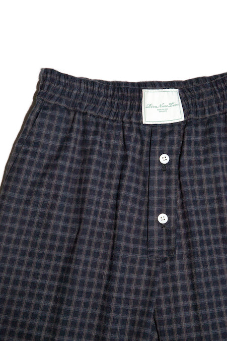 PAJAMA PANTS (BLACK × GRAY)