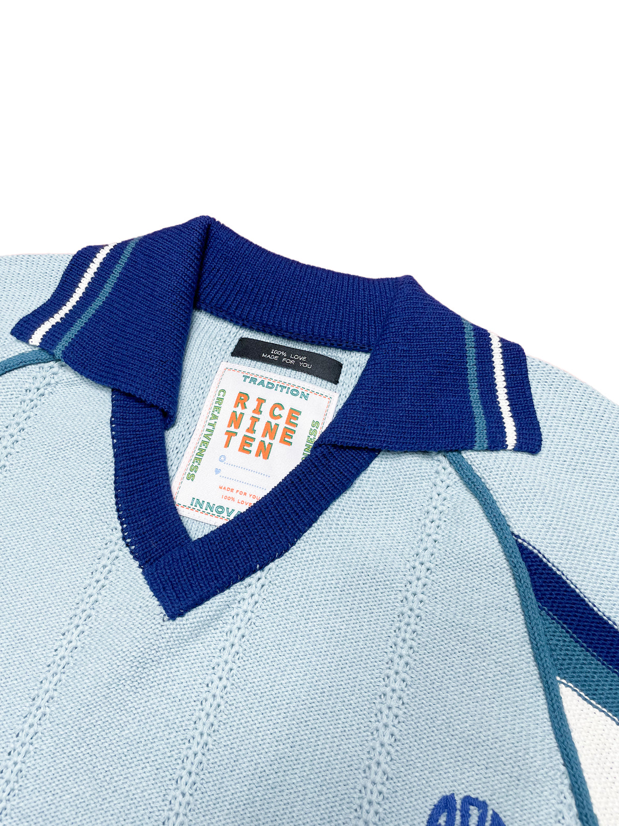 Knitting Soccer Jersey (LIGHT BLUE)