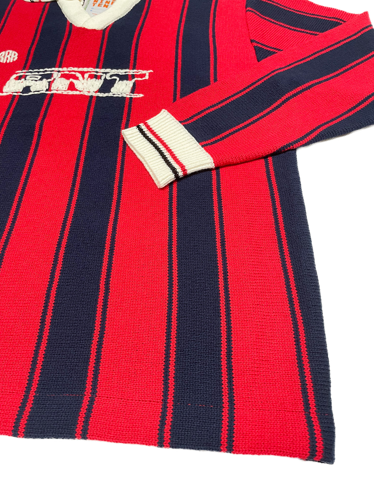 Knitting Long Sleeve Soccer Jersey (RED)