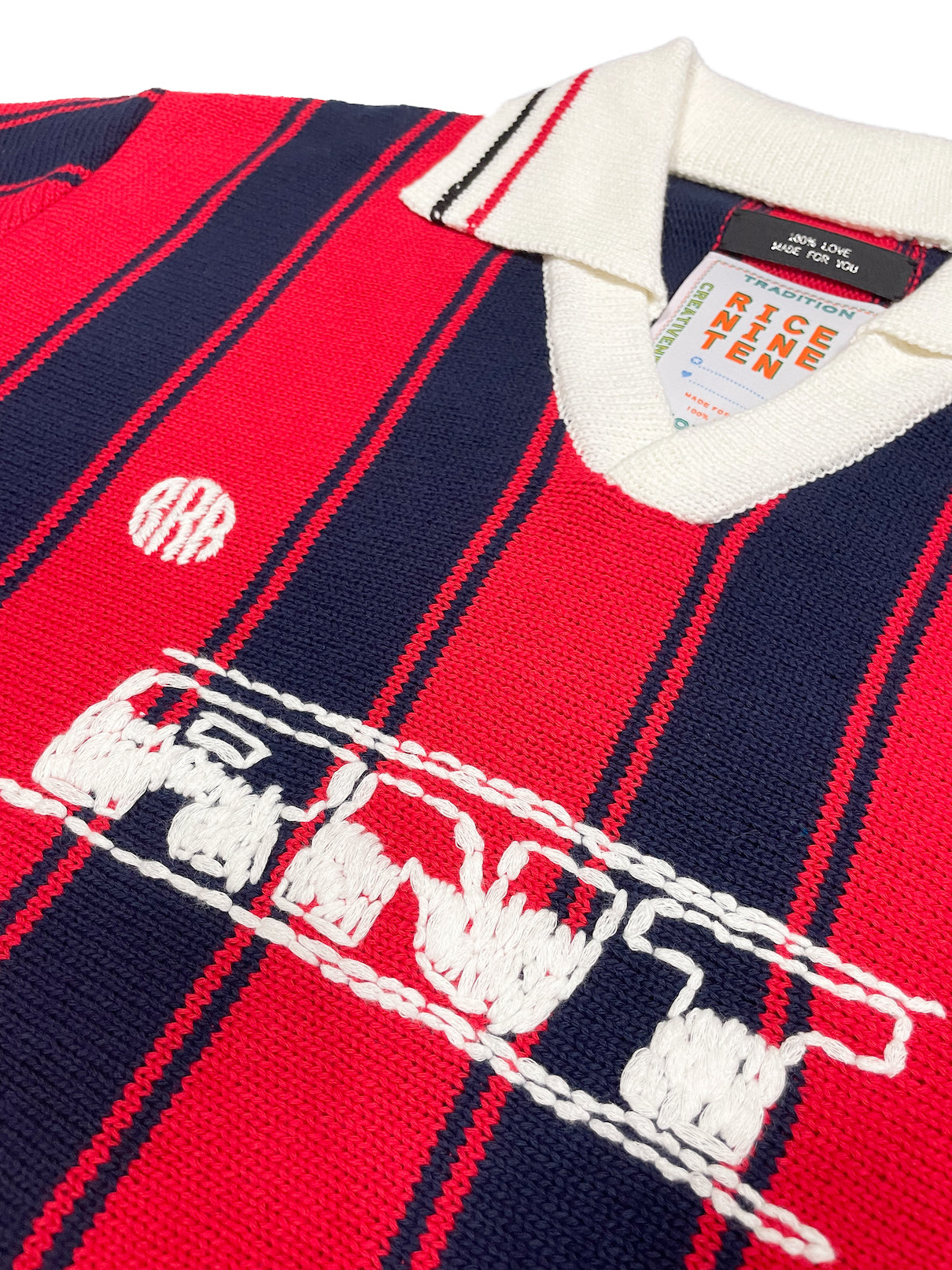 Knitting Long Sleeve Soccer Jersey (RED)