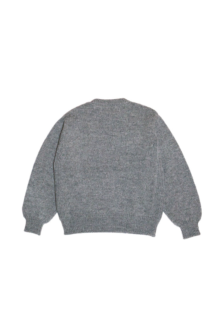 HOME MADE KNITTING SWEATSHIRT (GRAY)