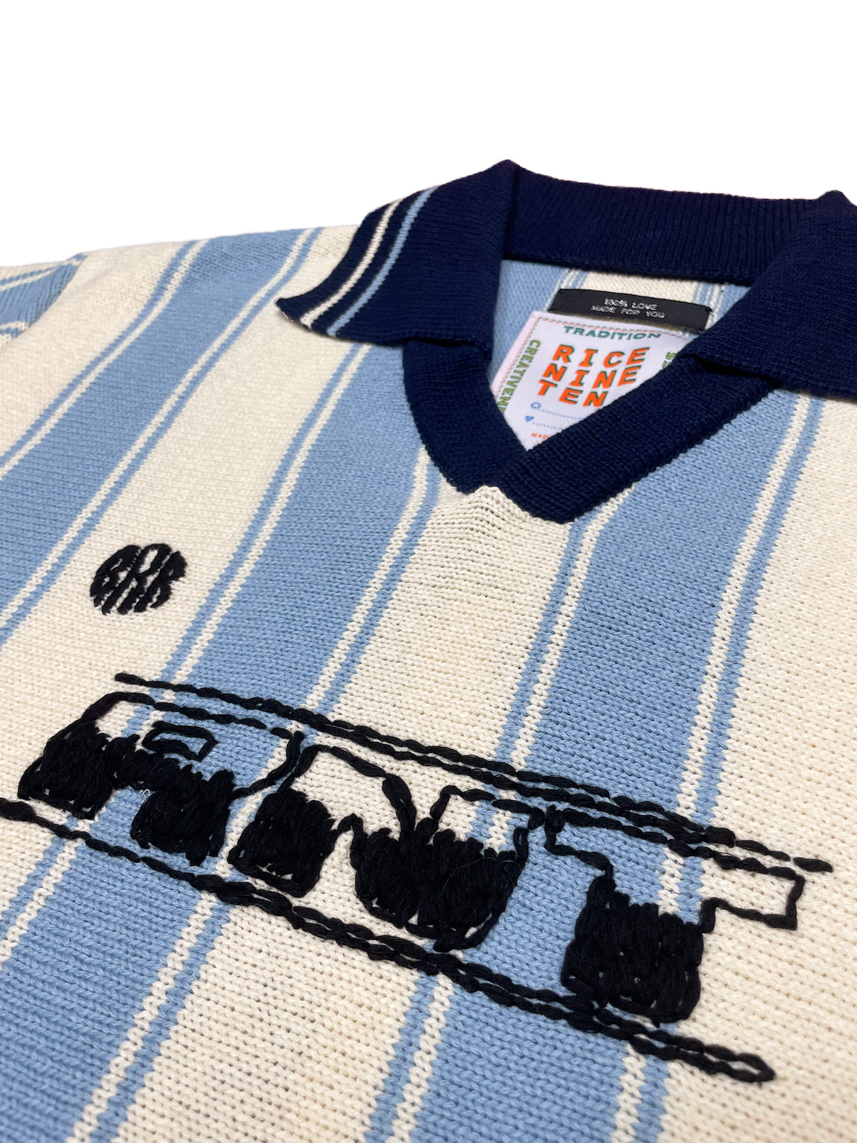 Knitting Long Sleeve Soccer Jersey (LIGHT BLUE)