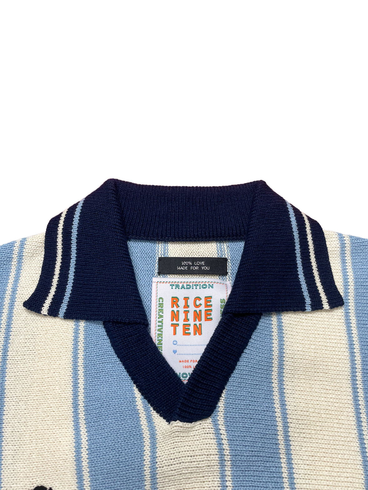 Knitting Long Sleeve Soccer Jersey (LIGHT BLUE)