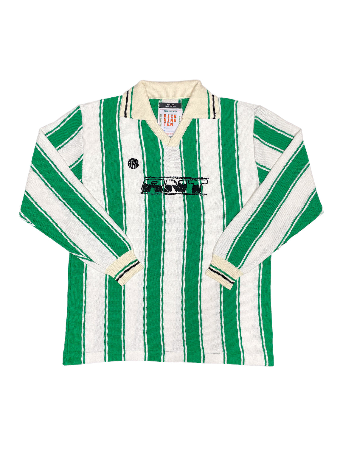 Knitting Long Sleeve Soccer Jersey (GREEN)