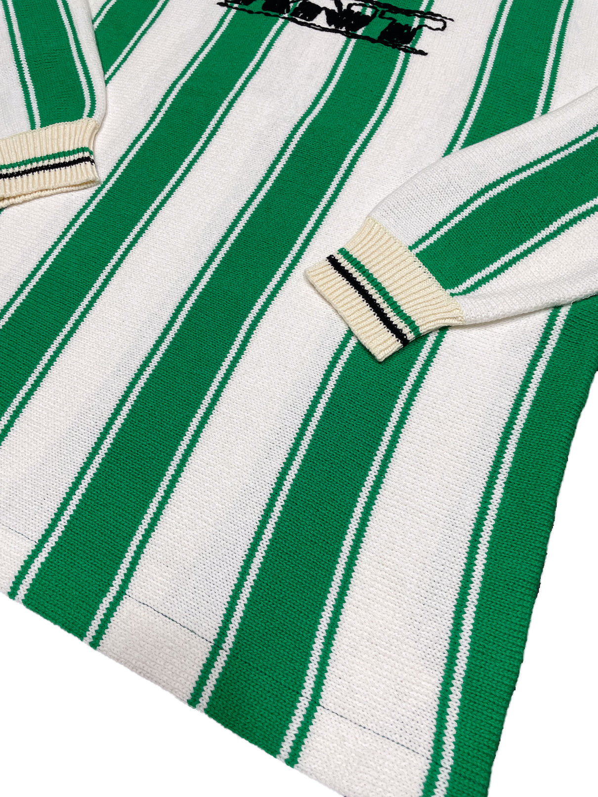 Knitting Long Sleeve Soccer Jersey (GREEN)