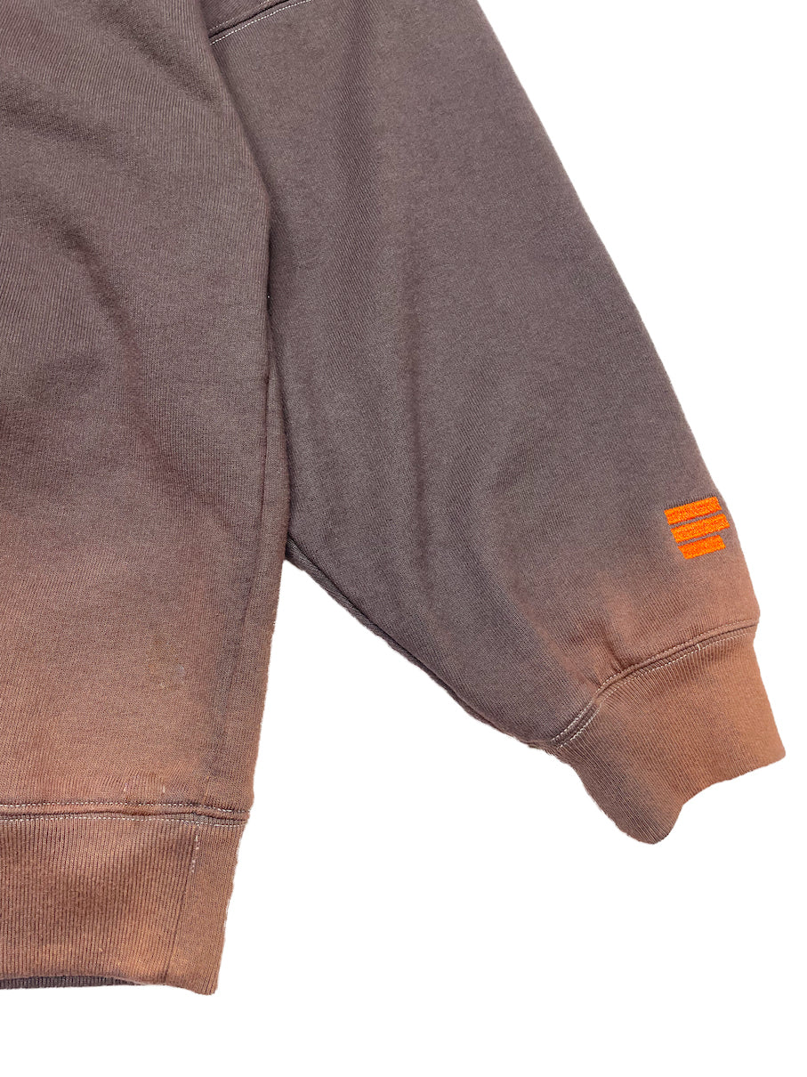 FADDED DROPPED SWEATSHIRT (DARK BROWN)