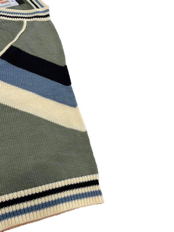 KNITTING GAME SHIRT (MOSS GREEN)