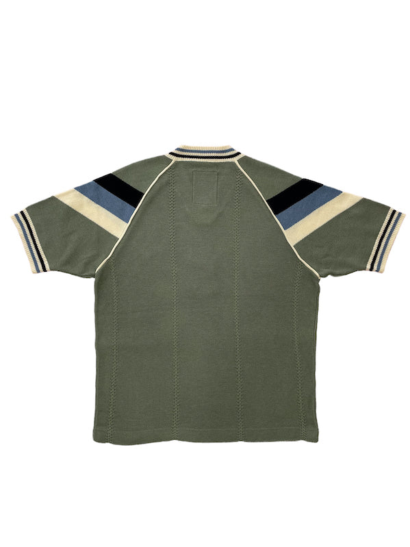 KNITTING GAME SHIRT (MOSS GREEN)