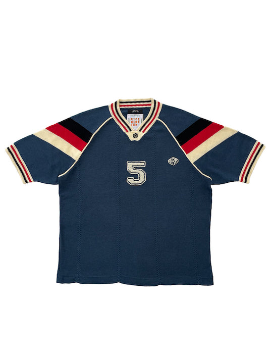 KNITTING GAME SHIRT (BLUE)