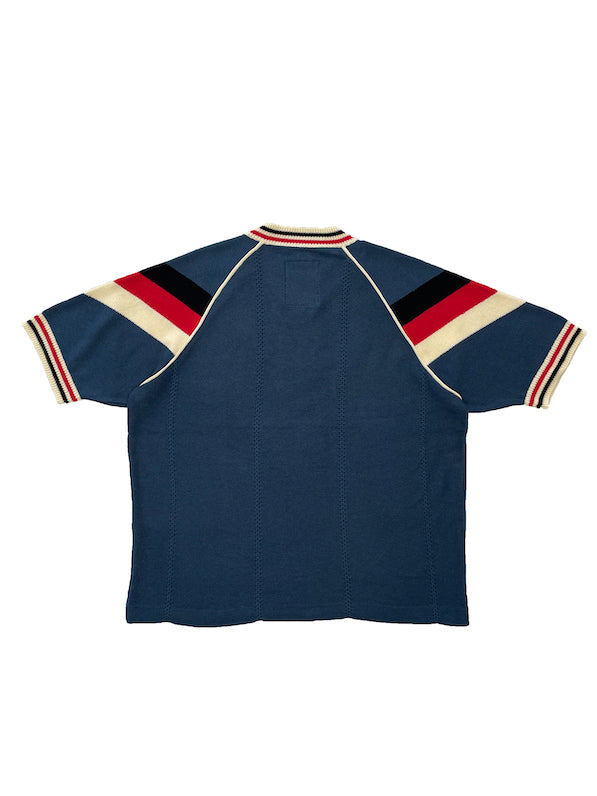KNITTING GAME SHIRT (BLUE)