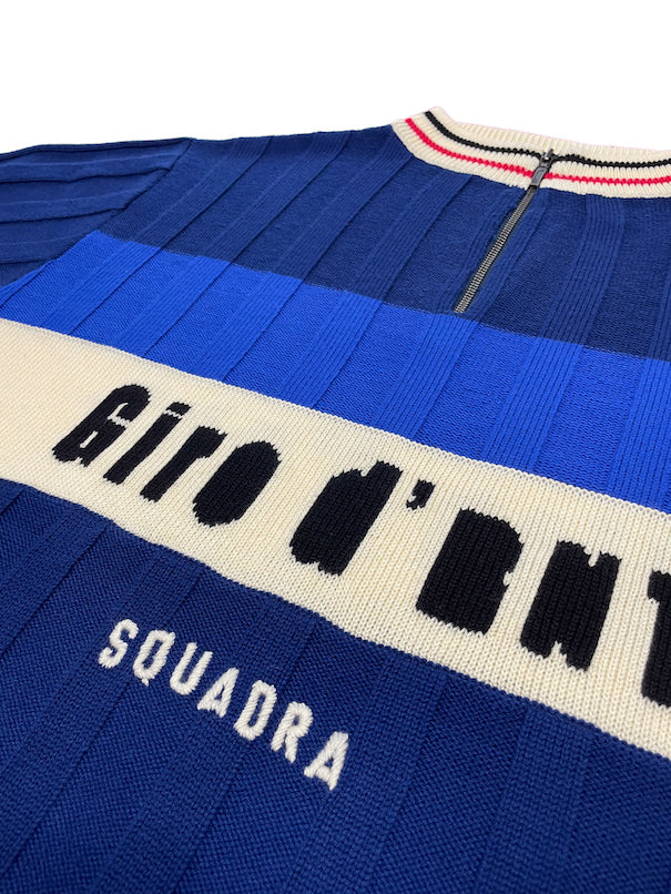 Knitting Cycling Jersey (NAVY)