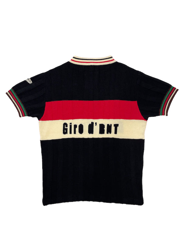 Knitting Cycling Jersey (BLACK)