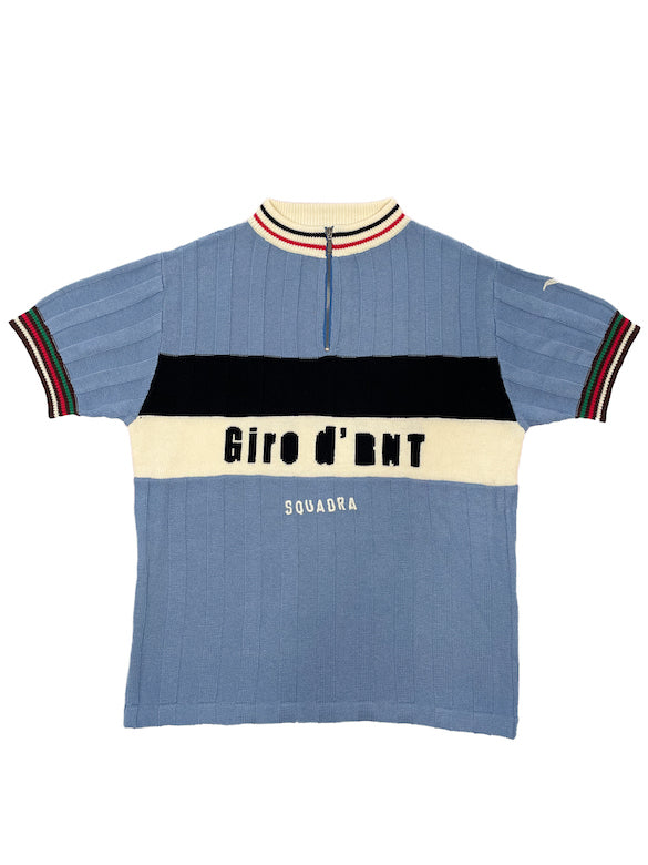 Knitting Cycling Jersey (SAX BLUE)