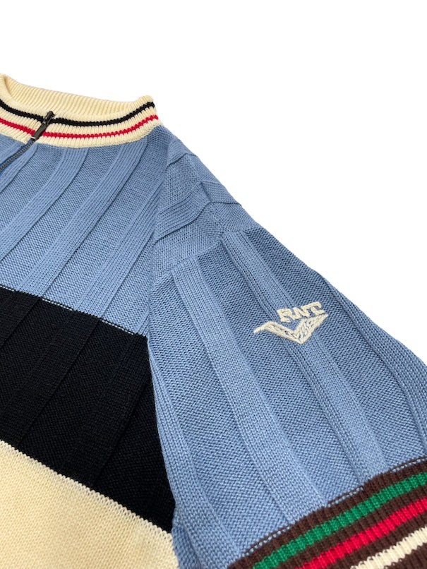 Knitting Cycling Jersey (SAX BLUE)
