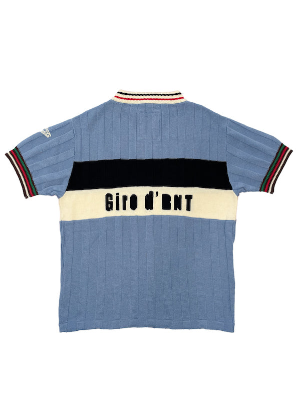 Knitting Cycling Jersey (SAX BLUE)