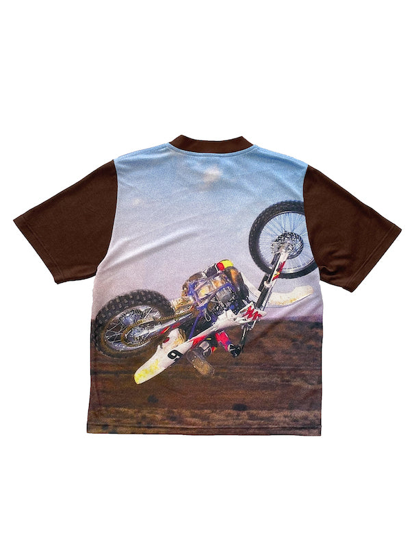 PHOTO PRINT TEE (BROWN)