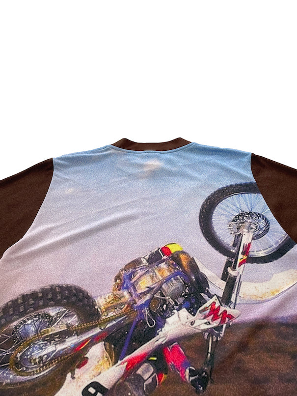 PHOTO PRINT TEE (BROWN)