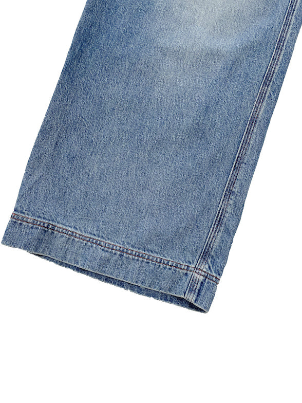 FADED PAINTER JEANS (BLUE)