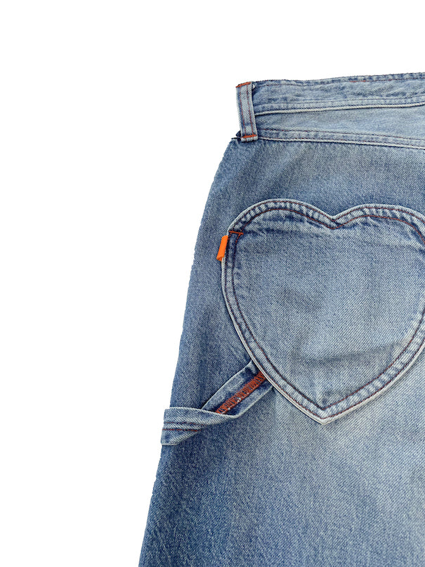 FADED PAINTER JEANS (BLUE)