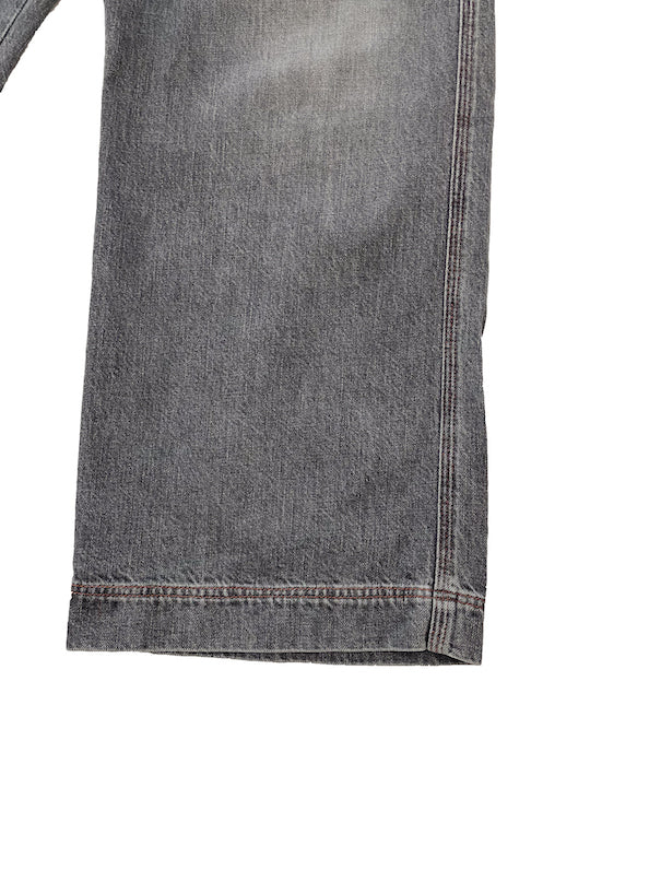 FADED PAINTER JEANS (BLACK)