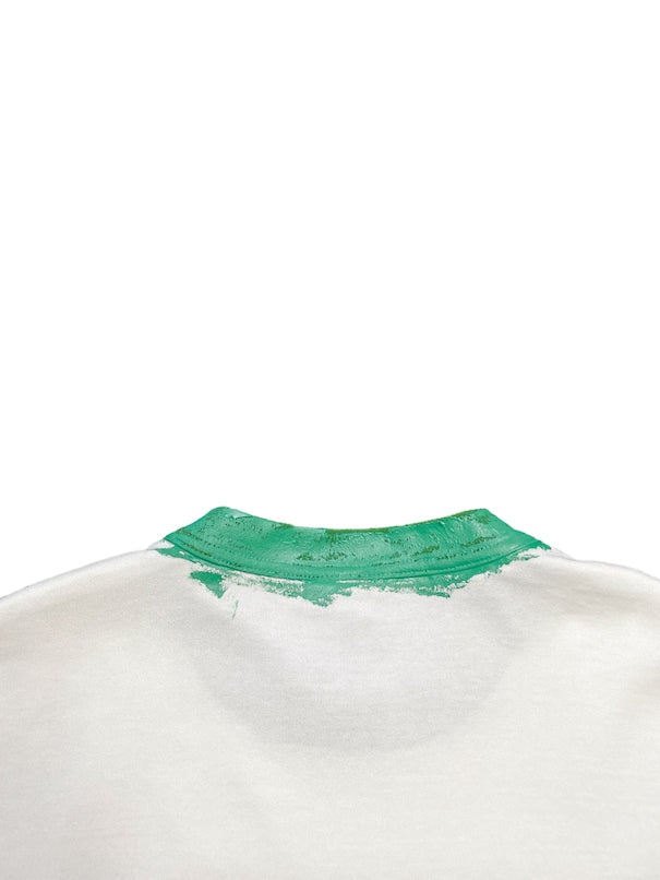 HAND PAINT RINGER TEE (OFF WHITE)