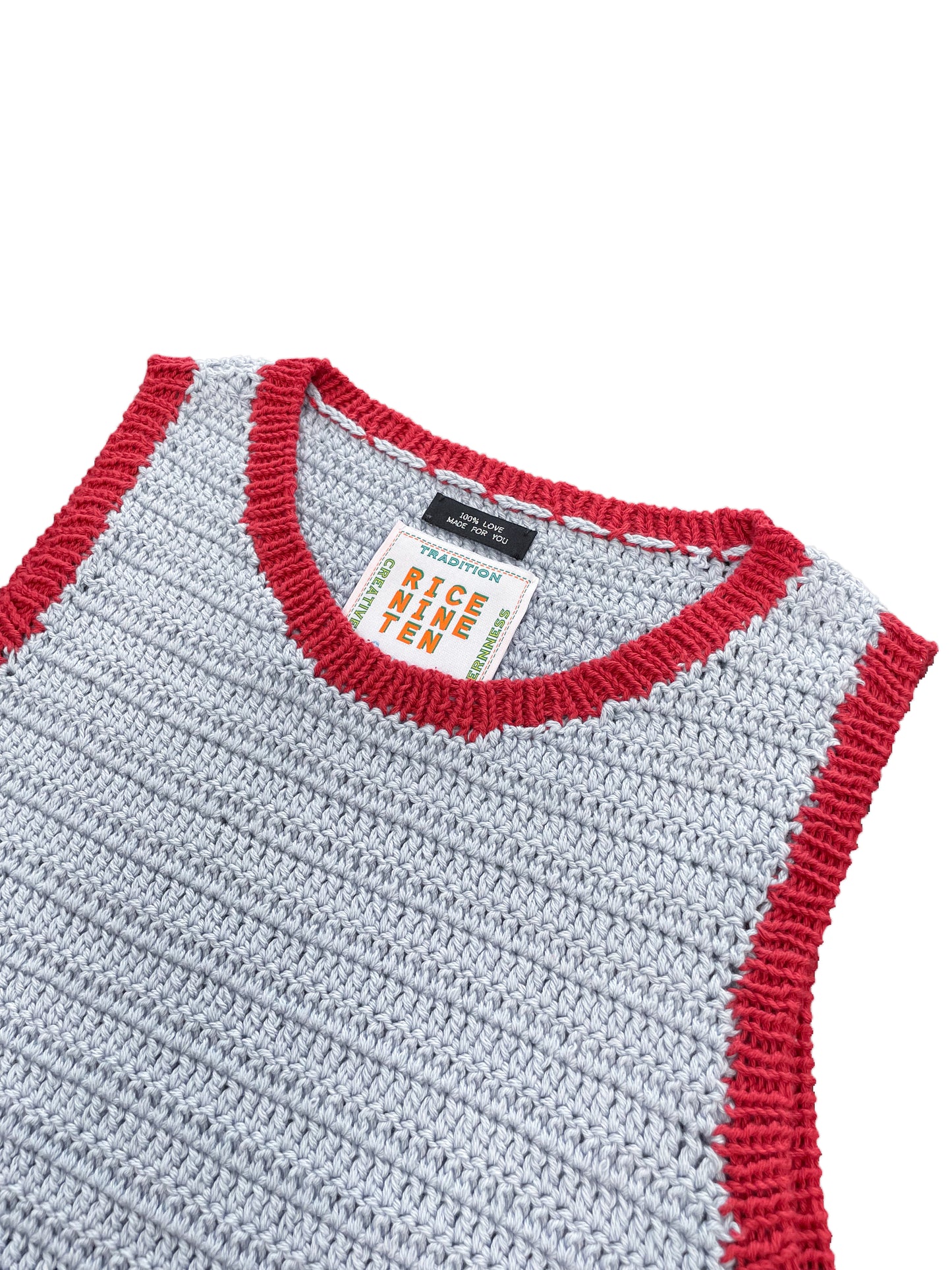 CROCHET TRIM TANK TOP (LIGHT BLUE)