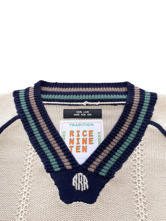 KNITTING GAME SHIRT (BEIGE)