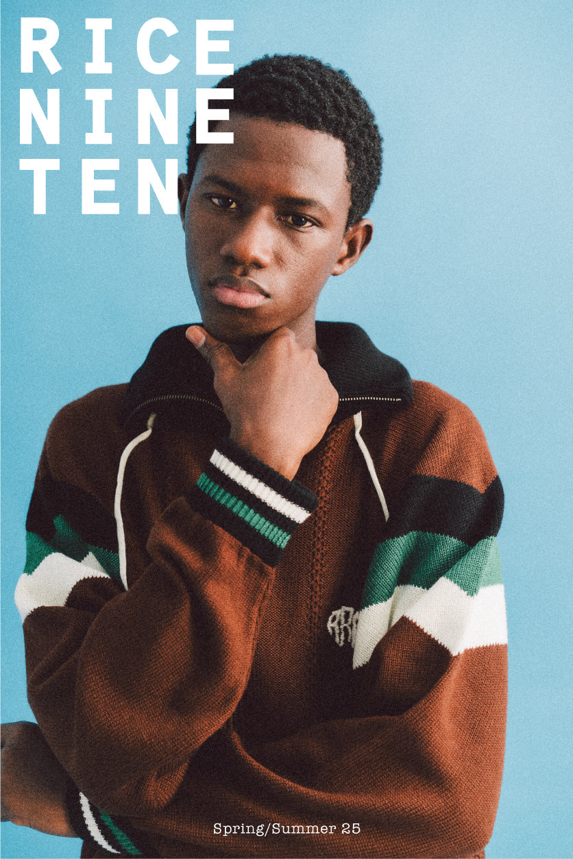 RICE NINE TEN ライスナインテン フェイクレザー スリットコート RICE NINE TEN 19年秋冬「- The Suburbs -」 ”背伸び”が