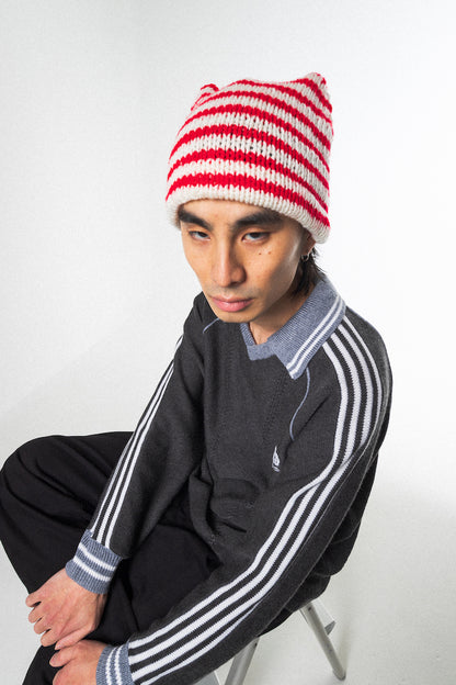 KNITTING SOCCER JERSEY (DARK GRAY)